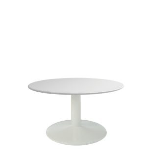 WHITE ORION LOW TABLE - Ø 80