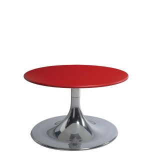RED FLASHY LOW TABLE - Ø60