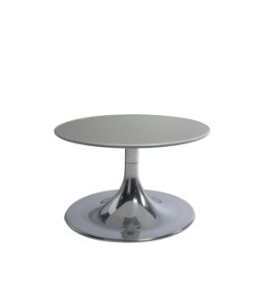 GREY FLASHY LOW TABLE - Ø 60