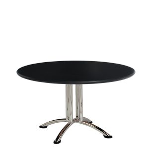 BLACK ARIANE LOW TABLE - Ø 80