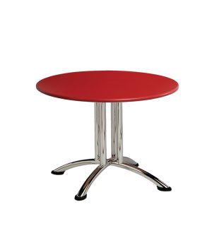 RED ARIANE LOW TABLE - Ø 60