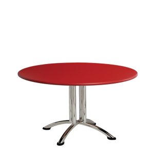 RED ARIANE LOW TABLE -  Ø 80