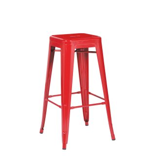 TABOURET TONIC ROUGE VIF